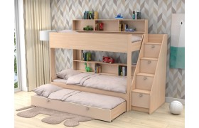 Детская кровать Трехъярусная Golden Kids 10.1 (90х190/85х185)