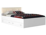 Кровать с ящиками и матрасом Promo B Cocos Виктория ЭКО-П (140х2 недорого