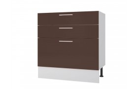 Кухонный шкаф Тумба напольная 80 с 3-мя ящиками Люкс