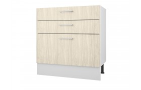 Кухонный шкаф Тумба напольная 80 с 3-мя ящиками Европа