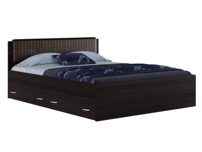 кровать Кровать с ящиками и матрасом Promo B Cocos Виктория ЭКО клетка (160х200) Виктория