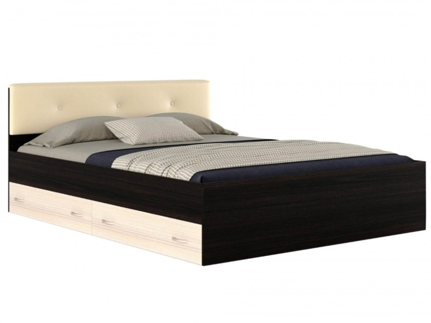 кровать Кровать с ящиками и комплектом для сна Виктория ЭКО-П (160х200) Виктория