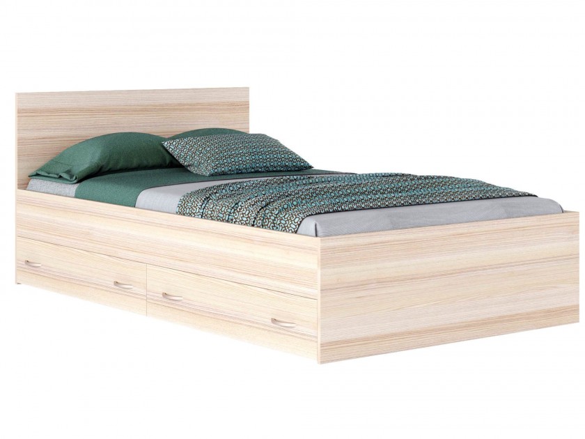 кровать Кровать с ящиками и комплектом для сна Виктория (120х200) Виктория