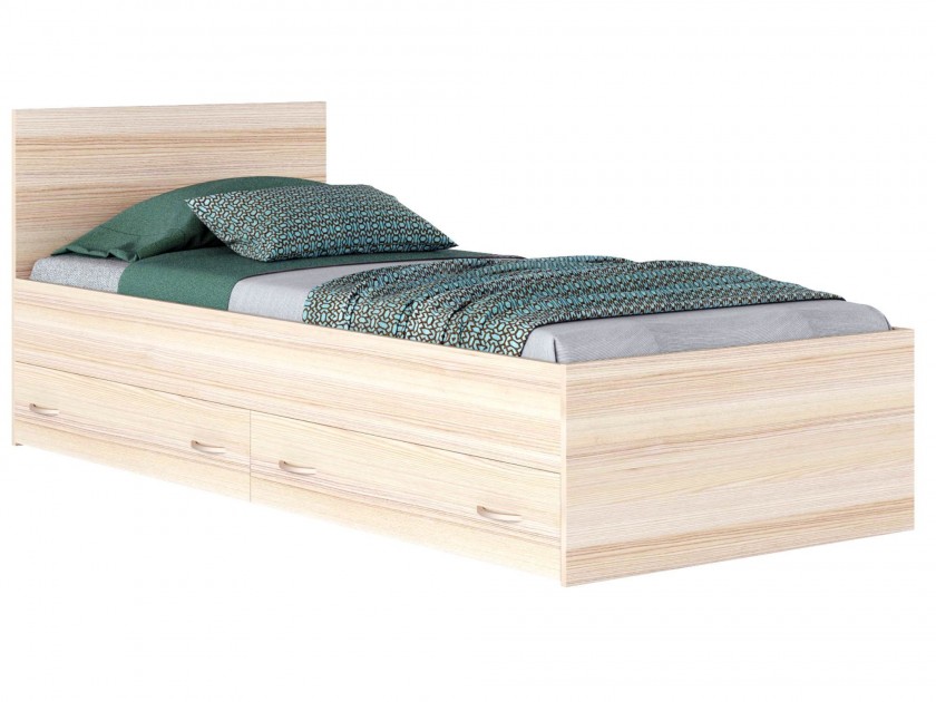 кровать Кровать с ящиками и комплектом для сна Виктория (90х200) Виктория