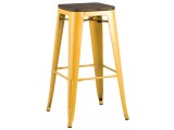 Барный стул Stool Group Tolix wood желтый [YD-H765-W LG-06] недорого