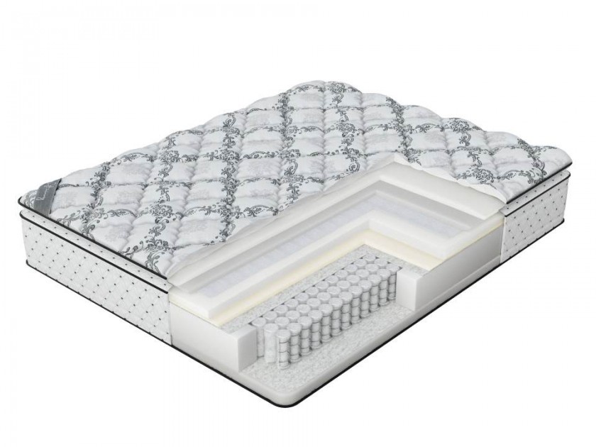 Анатомический Матрас Verda Soft memory Pillow Top (Silver Lace/Anti Slip) 90x195 Verda Soft memory Pillow Top