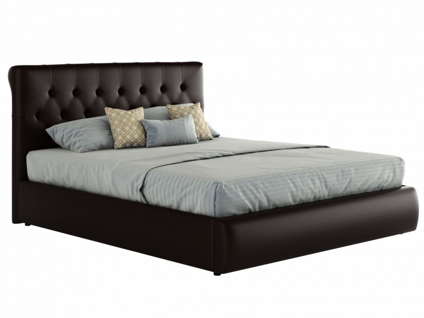 кровать Мягкая кровать с основанием и компоектом для сна Амели (140х200) Мягкая кровать с основанием и компоектом для сна Амели (140х200)