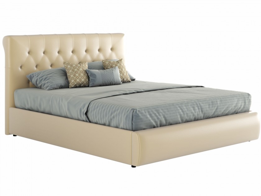 кровать Мягкая кровать с ПМ и комплектом для сна Амели (180х200) Мягкая кровать с ПМ и комплектом для сна Амели (180х200)