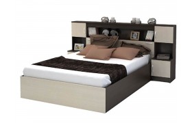 Кровать с прикроватным блоком КР-552 Баско (160х200)