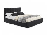 Мягкая кровать "Selesta" 1400 темная с матрасом ГОСТ с недорого