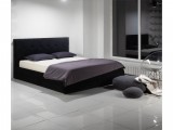 Мягкая кровать "Selesta" 1400 темная с матрасом ГОСТ с купить