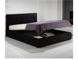 Мягкая кровать "Selesta" 1400 темная с матрасом ГОСТ с распродажа