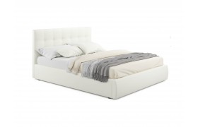 Кровать Мягкая Selesta 1400 беж с матрасом PROMO B COCOS подъе