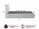 Комплект для сна Selesta 1400 темный с подъемным механизмом от производителя