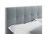 Мягкая кровать Selesta 1600 серая с подъемным механизмом фото