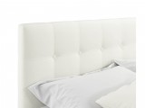 Мягкая кровать "Selesta" 1600 беж с матрасом ГОСТ с по распродажа