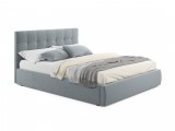 Мягкая кровать "Selesta" 1600 серая с матрасо PROMO B  недорого