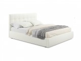 Мягкая кровать Selesta 1600 беж с матрасом PROMO B COCOS с подъе недорого