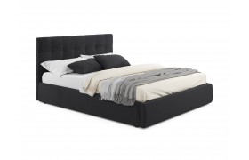 Кровать Мягкая Selesta 1600 темная с матрасом PROMO B COCOS по