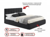 Мягкая кровать Selesta 1600 темная с матрасом АСТРА с подъемным  распродажа