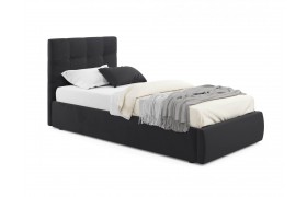 Мягкая кровать Selesta 900 темная с подъем.механизмом с матрасом ГОСТ