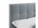 Мягкая кровать Selesta 1200 серая с подъем.механизмом с матрасом фото