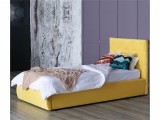 Мягкая кровать Selesta 900 желтая с ортопед.основанием с матрасо купить