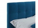 Мягкая кровать Selesta 900 синяя с подъем.механизмом с матрасом  распродажа