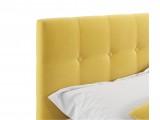 Мягкая кровать Selesta 900 желтая с подъем.механизмом с матрасом от производителя