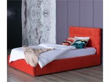 Мягкая кровать Selesta 1200 оранж с подъемным механизмом с матра распродажа