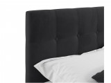 Мягкая кровать Selesta 900 темная с подъем.механизмом с матрасом фото