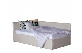 Кровать Односпальная тахта Bonna 900 беж ткань с подъемным механ