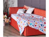 Односпальная кровать-тахта Bonna 900 оранж с подъемным механизмо недорого