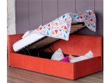 Односпальная кровать-тахта Bonna 900 оранж с подъемным механизмо распродажа