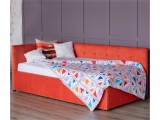 Односпальная кровать-тахта Bonna 900 оранж с подъемным механизмо фото
