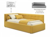 Односпальная кровать-тахта Bonna 900 желтая ортопед.основание купить