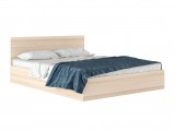 Двуспальная кровать "Виктория" 1600 дуб с матрасом ГОС недорого