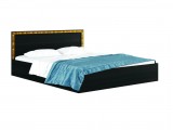 Двуспальная кровать "Виктория-Б" с багетом 1600 венге недорого