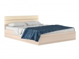 Двуспальная кровать "Виктория МБ" 1600 дуб с мягким недорого