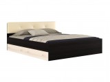 Двуспальная кровать "Виктория ЭКО-П" 1800 с изголовьем недорого