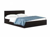 Двуспальная кровать "Виктория" 1600 венге с матрасом P недорого