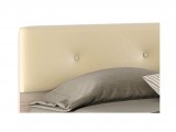 Двуспальная кровать "Виктория ЭКО-П" 1600 дуб с мягким купить