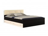 2-спальная кровать "Виктория ЭКО-П" 1800 с изголовьем  недорого
