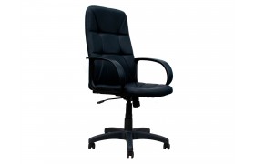 Кресло Офисное Office Lab standart-1591 ЭК кожа черный
