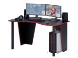 Стол игровой Таунт-2 черный / красный недорого