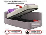 Односпальная кровать-тахта Bonna 900 лиловая с подъемным механиз распродажа