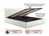 Мягкая кровать Ameli 1400 беж с подъемным механизмом от производителя