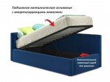 Односпальная кровать-тахта Colibri 800 синяя с подъемным механиз от производителя
