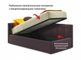 Односпальная кровать-тахта Colibri 800 шоколад с подъемным механ купить