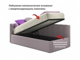 Односпальная кровать-тахта Colibri 800 лиловая с подъемным механ фото